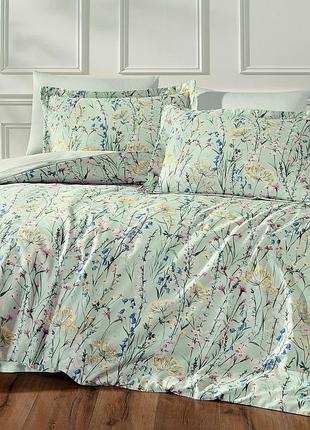 Комплект постельного белья tivolyo home blue bell сатин люкс 220-200 см разные цвета