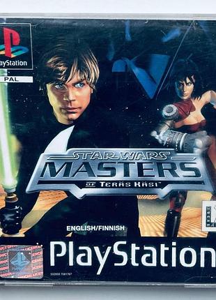 Star wars masters of teras kasi, б/в, англійська версія - диск для playstation 1
