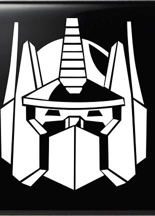 Наклейка optimus prime 40х40см, белый