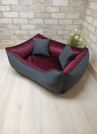 Лежанка "comfort" (лежак) для тварин кошек та собак 900, 650