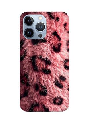 Чохол на iphone 13 pro рожеве хутро (принт 397)
