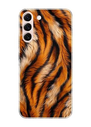 Чехол на samsung galaxy s22 тигровый мех (принт 395)