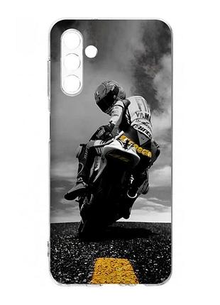 Чехол на samsung galaxy s24 fe мото (принт 69)