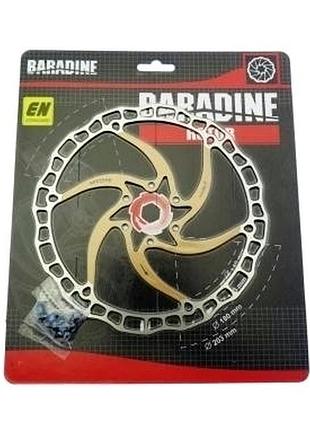 Ротор baradine db-07d gold 180 мм золотистый (07582)