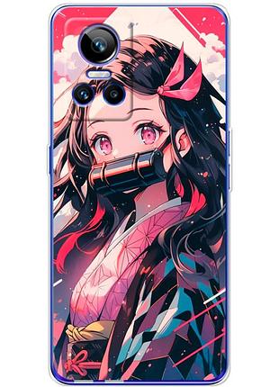Чехол силиконовый с картинкой на realme gt neo 3 (аниме, anime)