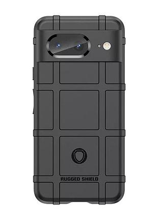 Противоударный чехол rugged shield для google pixel 8 черный