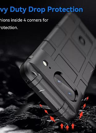 Противоударный чехол rugged shield для google pixel 8 черный 5