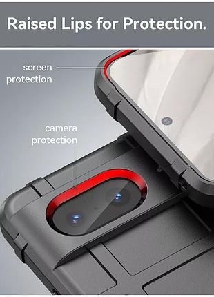 Противоударный чехол rugged shield для google pixel 8 черный 7