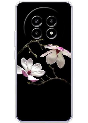 Чохол силіконовий з картинкою на realme 13 pro plus (квітка, манголія)