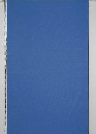 Рулонная штора сильвер блэкаут синий 425*1500