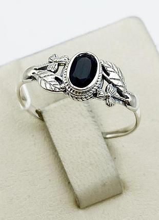 Кольцо серебряное с агатом 18,5 1,67 г