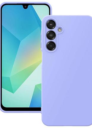 Чехол fiji full soft premium для samsung galaxy a16 4g / 5g (a165 / a166) бампер с микрофиброй violet