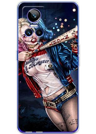 Чохол силіконовий з картинкою на realme gt neo 3 (харли квинн, harley quinn)