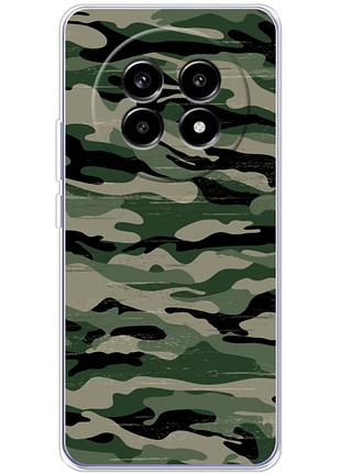 Чохол силіконовий з картинкою на realme 13 pro plus (патріотичний, камуфляж)
