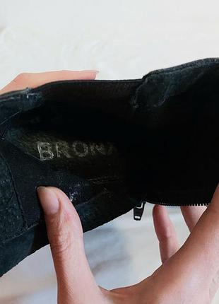 🖤 ботильйони bronx на танкетці, натуральна шкіра 5