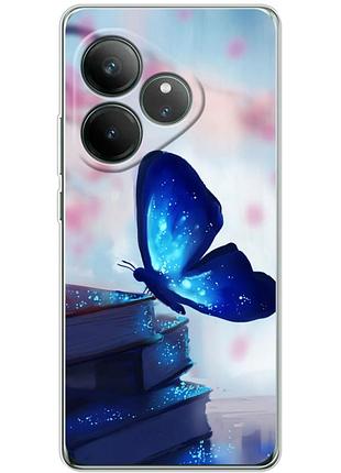 Чехол силиконовый с картинкой на realme gt neo 6 se (бабочка)