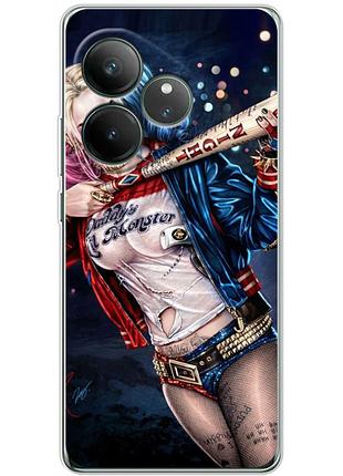 Чехол силиконовый с картинкой на realme gt neo 6 (харли квинн, harley quinn)