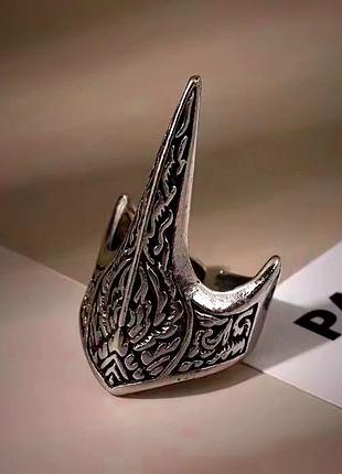 Кольцо стильное с авторским дизайном в скандинавском стиле «arnak viking»+мешочек viking