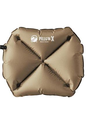 Надувная подушка klymit pillow x (размер regular, цвет recon)