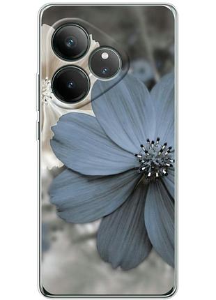 Чехол силиконовый с картинкой на realme gt neo 6 se (цветок гербера)