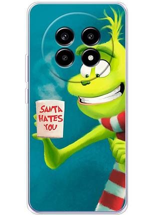 Чохол силіконовий з картинкою на realme 13 pro 5g (новорічний, грінч)