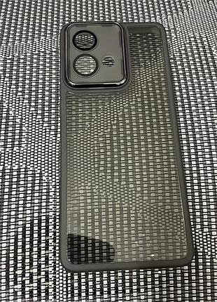 Tpu-pc чохол для motorola edge 40 neo сірий (payh0006rs)