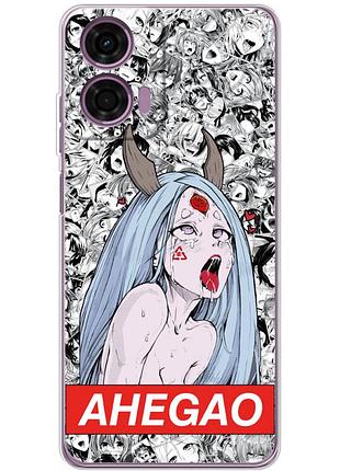 Чохол силіконовий з картинкою на motorola e14 (аніме, anime)
