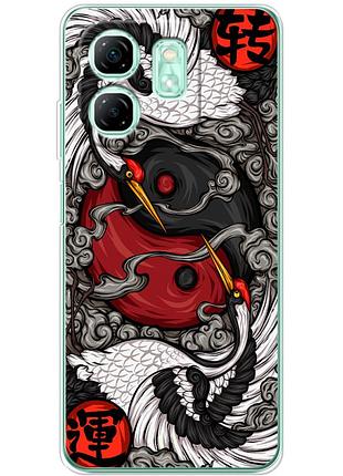 Чехол силиконовый с картинкой на infinix smart 9 (знак инь янь)
