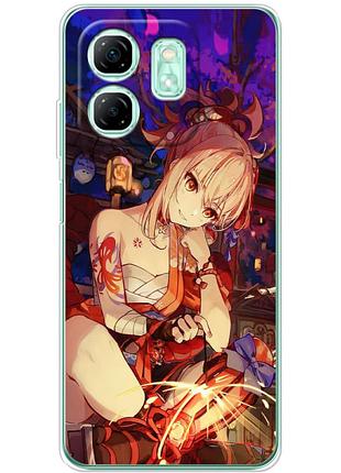 Чохол силіконовий з картинкою на infinix smart 9 (аніме, anime)