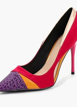 Яскраві туфлі river island 37 розмір