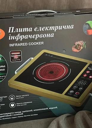 Настольная электроплитка инфракрасная 1 конфорка bitek 3500вт bt-8006