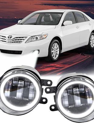 Toyota camry 40. противотуманные led (лэд) фары 5 линз 30w + дхо габарит тойота камри кузов 40, 2006-2011.