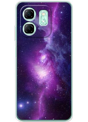 Чехол силиконовый с картинкой на infinix smart 9 (космос)
