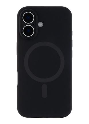 Чохол glow silicone case full camera with magsafe для iphone 16 black