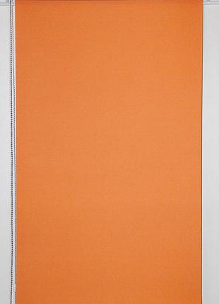 Рулонная штора сильвер блэкаут оранжевый 675*2000