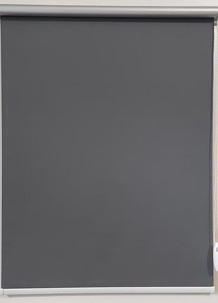 Рулонна штора бостон блекаут сірий 550*1500