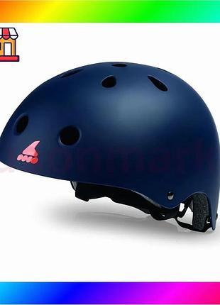 Bs детский шлем rollerblade best mix jr helmet midnight blue 48-54 cm bas77/n