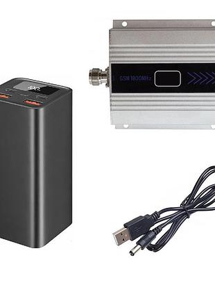 Комплект laptop power bank 65w energywall 20000 mah + gsm репітер 1800 мгц aspor