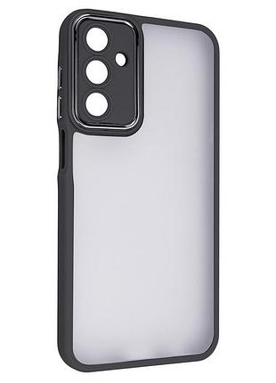 Чохол fiji lens для samsung galaxy a16 4g / 5g (a165 / a166) бампер матовий з захистом блока камер black