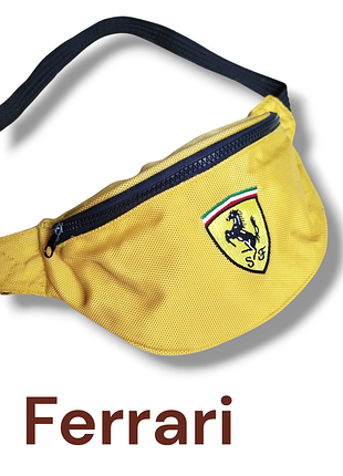 Вінтажна оригінальна сумка бананка від феррарі ferrari