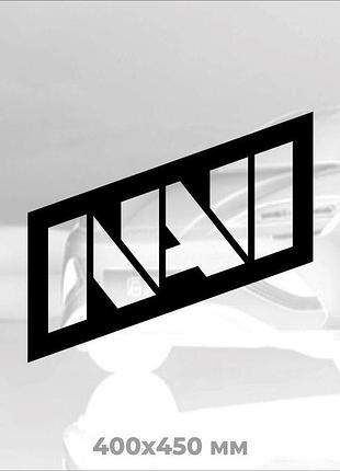 Вінілова наліпка на авто navi 40х45 см