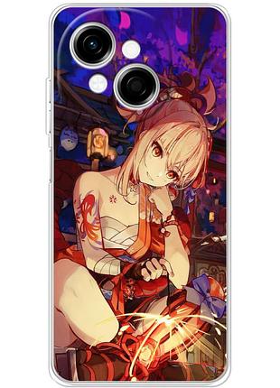 Чохол силіконовий з картинкою на tecno spark go 1 (аніме, anime)