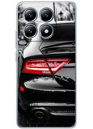 Чехол силиконовый с картинкой на xiaomi 14t pro (машина, audi a7)