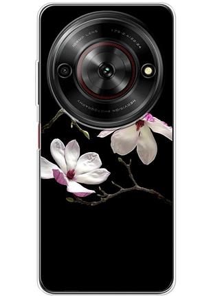 Чехол силиконовый с картинкой на zte nubia focus 5g (цветок, монголия)
