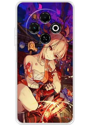 Чохол силіконовий з картинкою на tecno spark 30c (аніме, anime)
