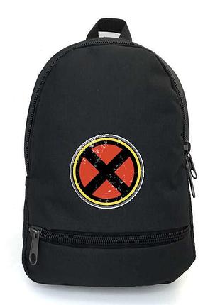 Рюкзак школьный люди икс (school bag big x-men - 03) черный (43 х 30 х 17 см)