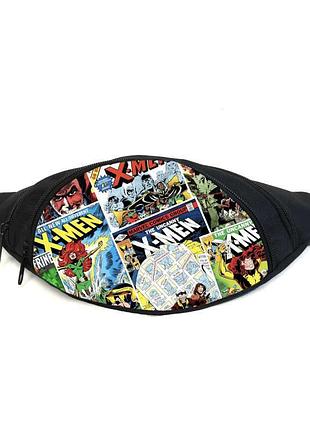 Поясная сумка бананка люди икс (gb x-men 09) gear bag черная