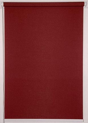 Рулонная штора а-811 бордовый 750*2000