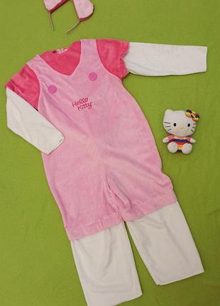 Кигуруми піжама hello kitty на дівчинку 5-6 років