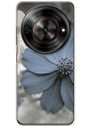 Чехол силиконовый с картинкой на zte nubia focus 5g (цветок гербера)